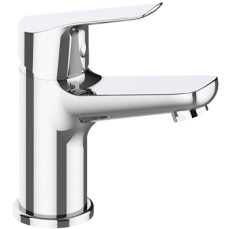 Baterie pentru Lavoar, Monocomanda, Inaltime 12.5 cm, Inox