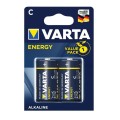 Baterie Varta Energy 4114 R14 C, 2 Bucati / Blister