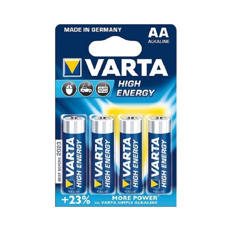 Baterie Varta High Energy 4906 R6 4 Bucati