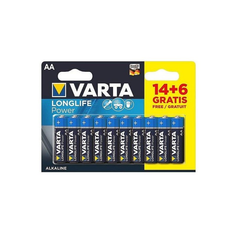 Baterie Varta Longlife Power 4906 R6 14+6 Bucati