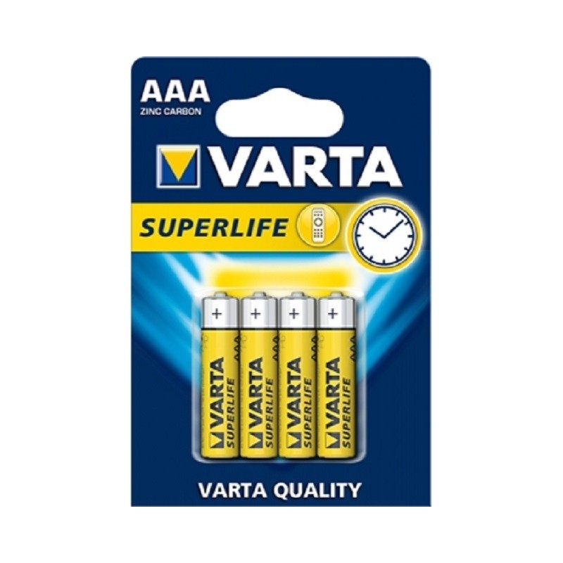 Baterie Varta Superlife 2003 R3 / AAA, 4 Bucati / Blister