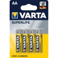 Baterie Varta Superlife 2006 R6 / AA, 4 Bucati / Blister