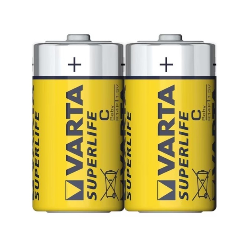 Baterie Varta Superlife 2014 R14 2 Bucati / Folie