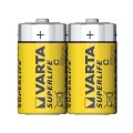 Baterie Varta Superlife 2014 R14 2 Bucati / Folie