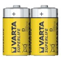 Baterie Varta Superlife 2020 R20 D, 2 Bucati / Folie