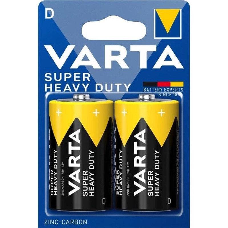 Baterie Zinc Carbon R20 (D), 2 Bucati, Blister, Superlife Varta