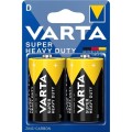 Baterie Zinc Carbon R20 (D), 2 Bucati, Blister, Superlife Varta