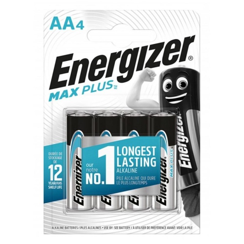 Baterii Alcaline AA/R6 Energizer Max Plus, 4 Bucati