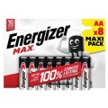 Baterii Alcaline Energizer, R6 Max, 8 Bucati