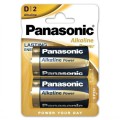 Baterii Alcaline Panasonic, R20, 2 Bucati