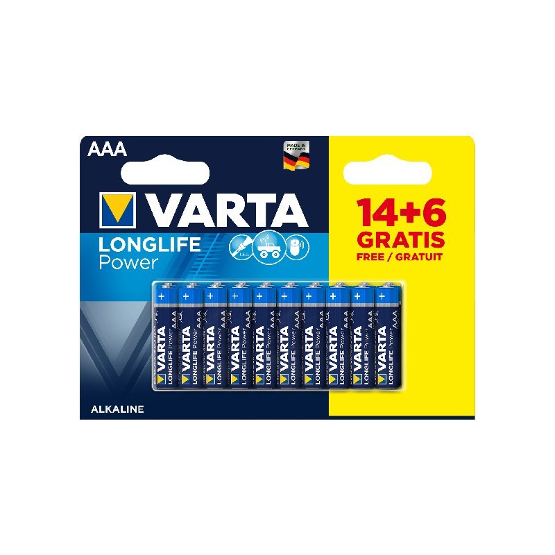 Baterii Varta Longlife Power 4903 R3 14+6 Bucati