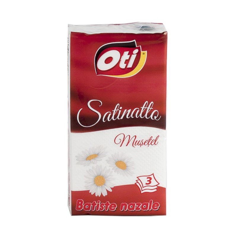 Batiste Nazale Oti Satinatto, Musetel, 3 Straturi, 10 Pachete