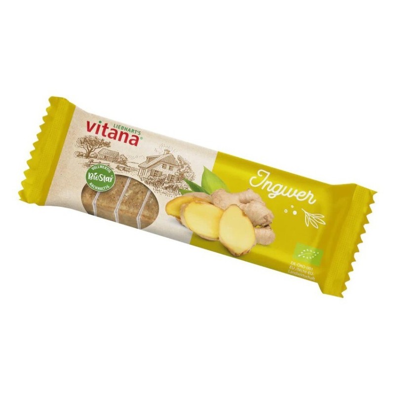 Baton Bio cu Ghimbir, 60 g, Vitana Liebhart'S