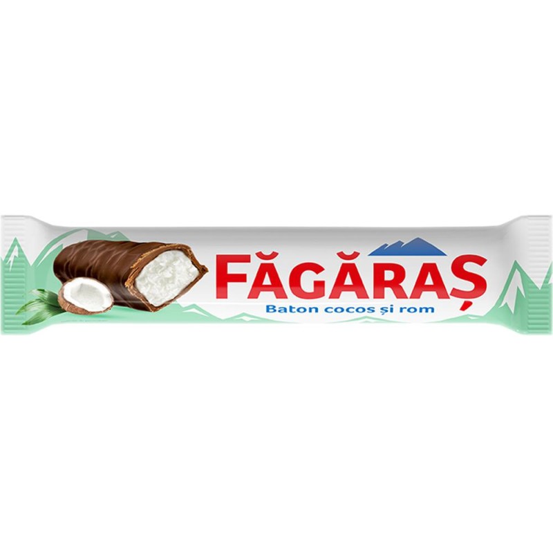 Baton cu Cocos si Rom Fagaras, 40 g