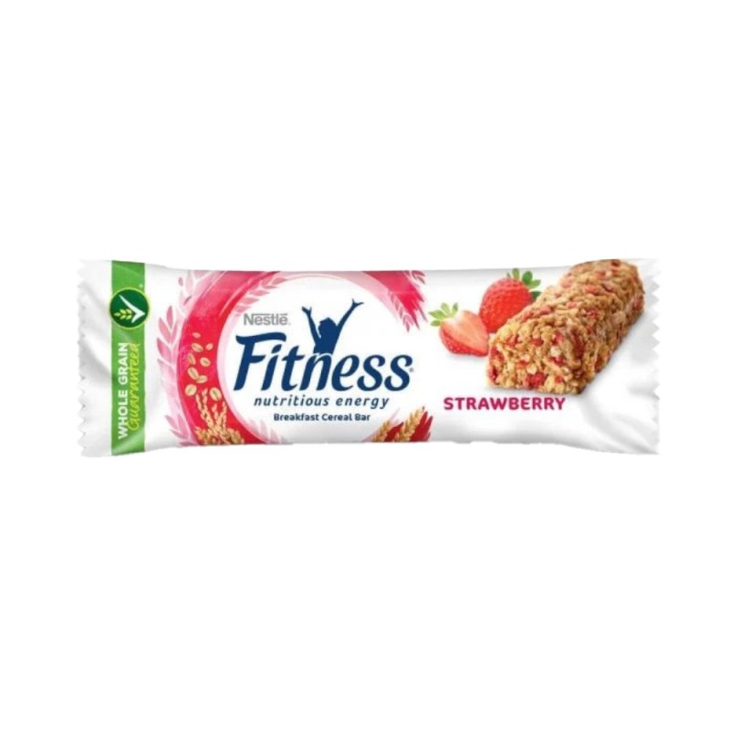 Baton de Cereale Nestle, Fitness, cu Capsuni, 23.5 g