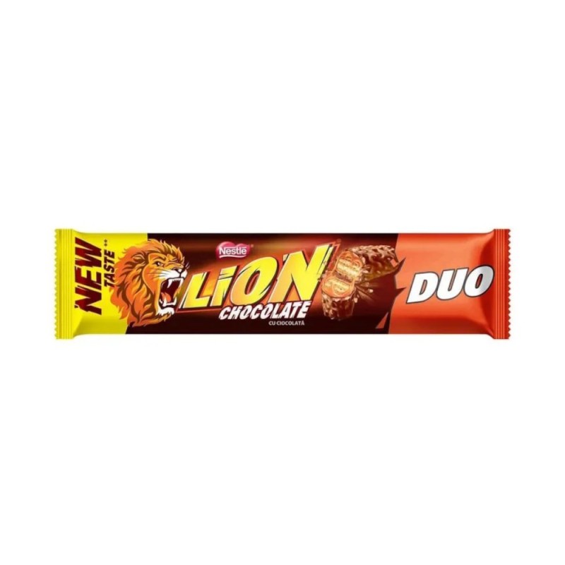 Baton de Ciocolata Duo, Nestle, Lion Standard, 2 x 30 g