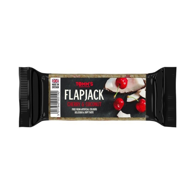 Baton Energizant Flapjack cu Cirese si Nuca de Cocos, Bombus, 100 g
