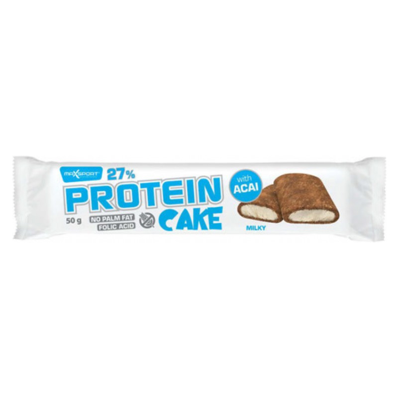 Baton Proteic cu Lapte si Acai, 50 g, Max Sport