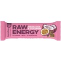 Baton Proteic Raw Energy cu Maracuja si Nuca de Cocos, 50g Bombus