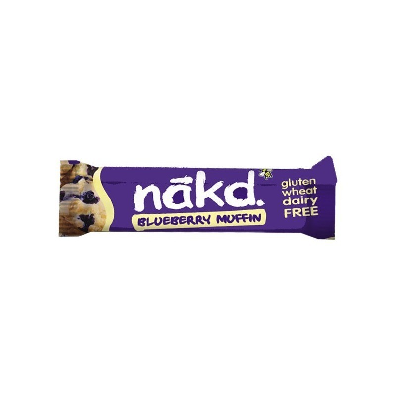 Baton Raw Vegan, Nakd, cu Aroma de Briosa cu Afine, 35 g