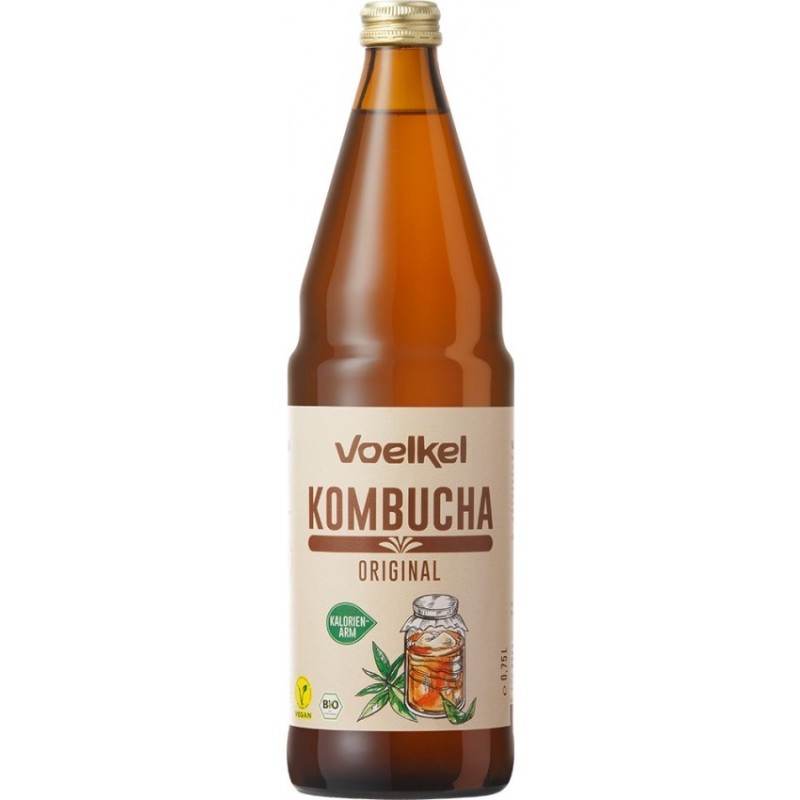 Bautura Acidulata BIO pe Baza de Kombucha, 750 ml, Voelkel