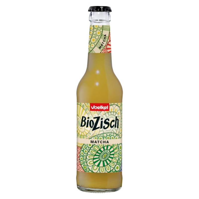 Bautura Carbogazoasa Bio cu Ceai Verde Matcha, 330ml Voelkel