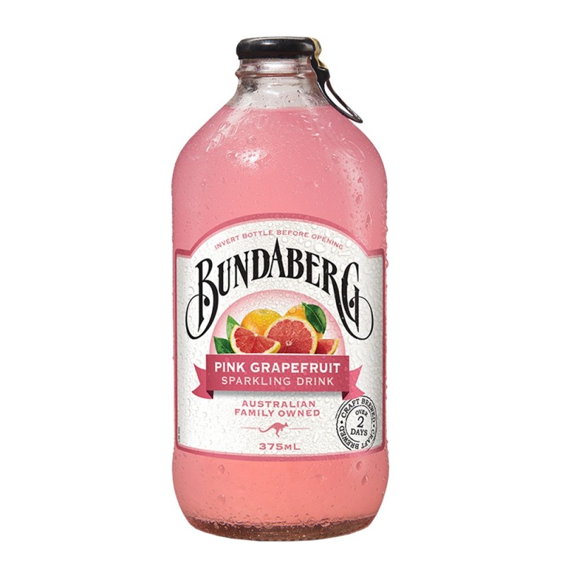 Bautura Carbogazoasa cu Suc de Grapefruit Roz, Bundaberg, 375 ml