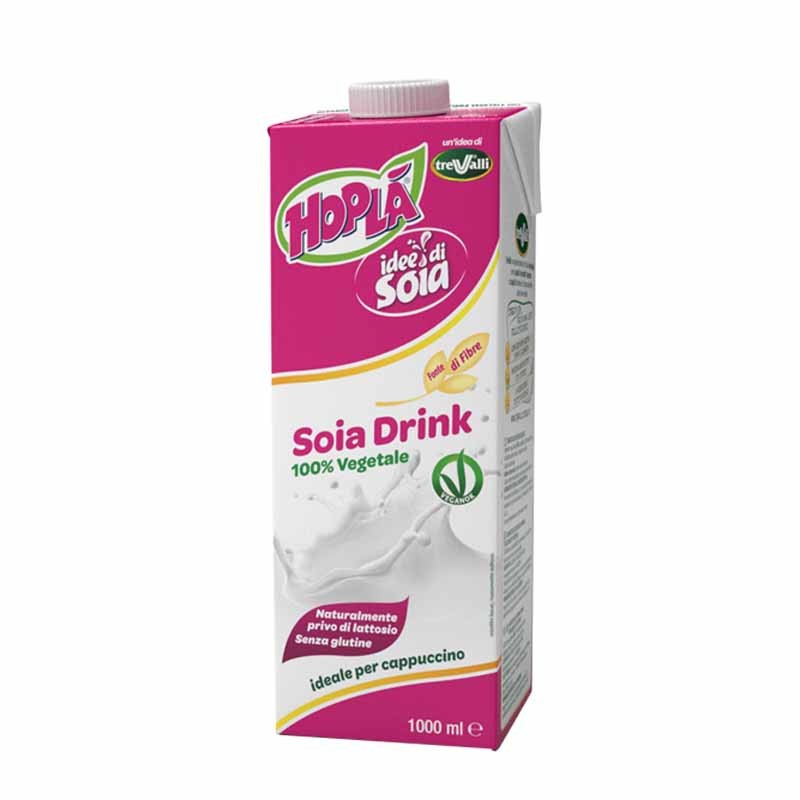 Bautura din Soia cu Fibre Vegetale Hopla, UHT 1000 ml
