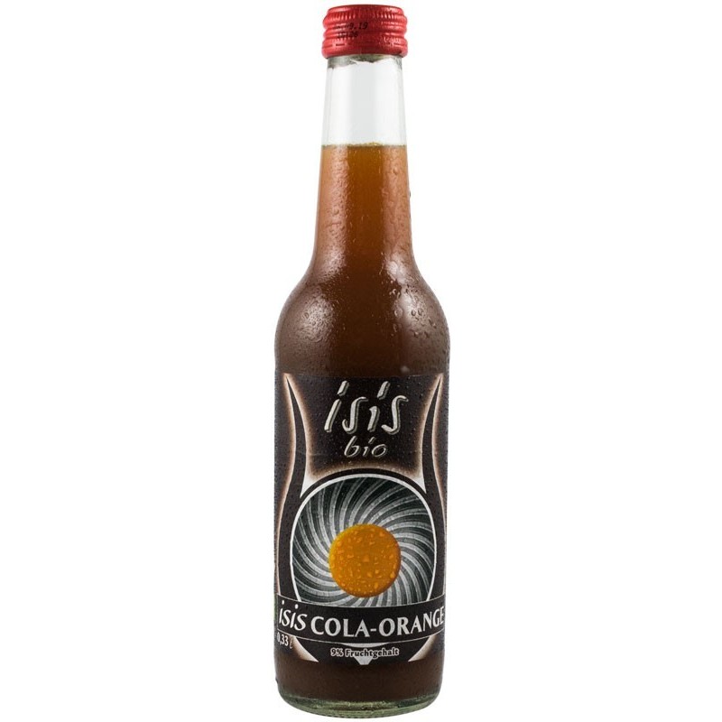 Bautura Racoritoare Carbogazoasa Bio, Cola - Orange, 033l Isis