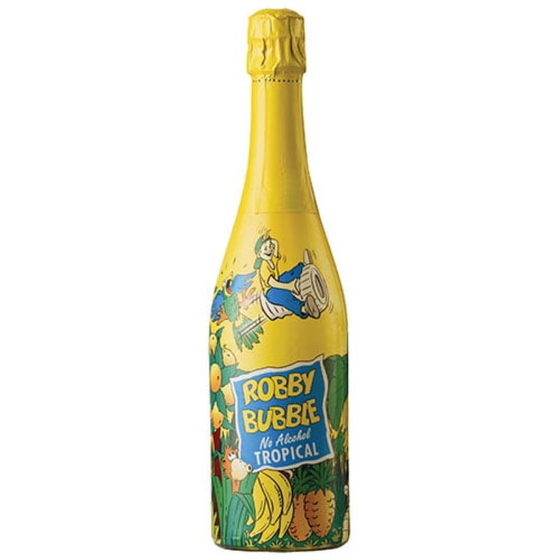 Bautura Racoritoare Carbogazoasa cu Suc Tropical Robby Bubble, 0.75 l