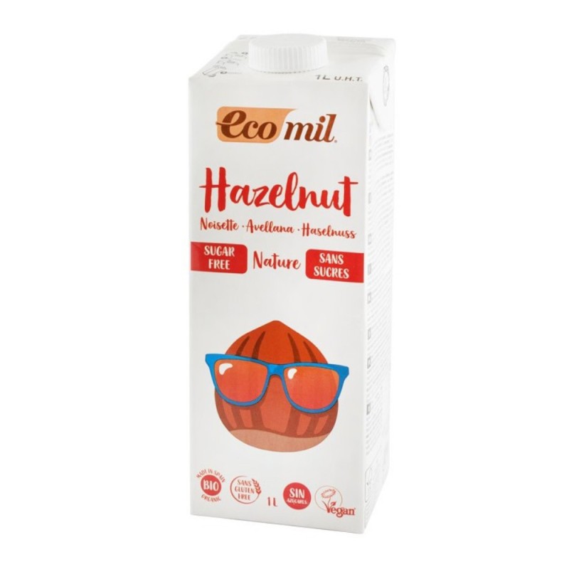 Bautura Vegetala Bio, Ecomil, din Alune, 1 l