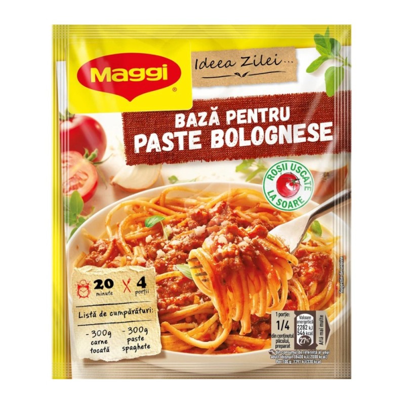 Baza pentru Paste Bolognese, Maggi Ideea Zilei, 50 g