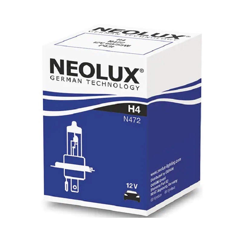 Bec Auto cu Halogen pentru Far Neolux H4 N472-01B 60/55W 12V