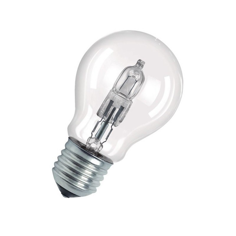 Bec Halogen Osram Clasic Eco, E27, 57W / 75W, 915 lm, 2000 Ore, 2800K, Lumina Calda