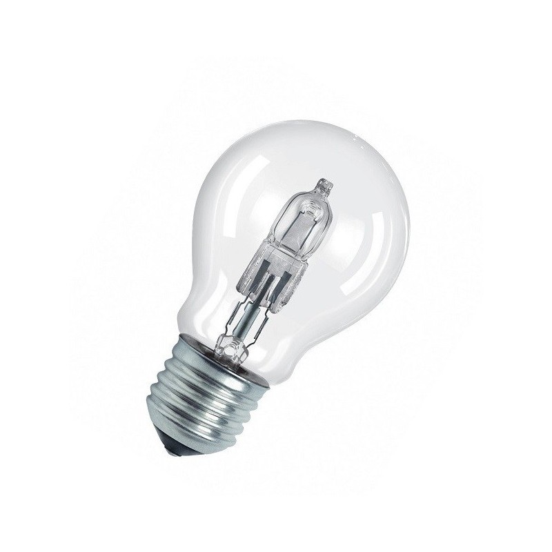 Bec Halogen Osram E27, 53W / 70W, 840 lm, 2000 Ore, 2700K, Lumina Calda