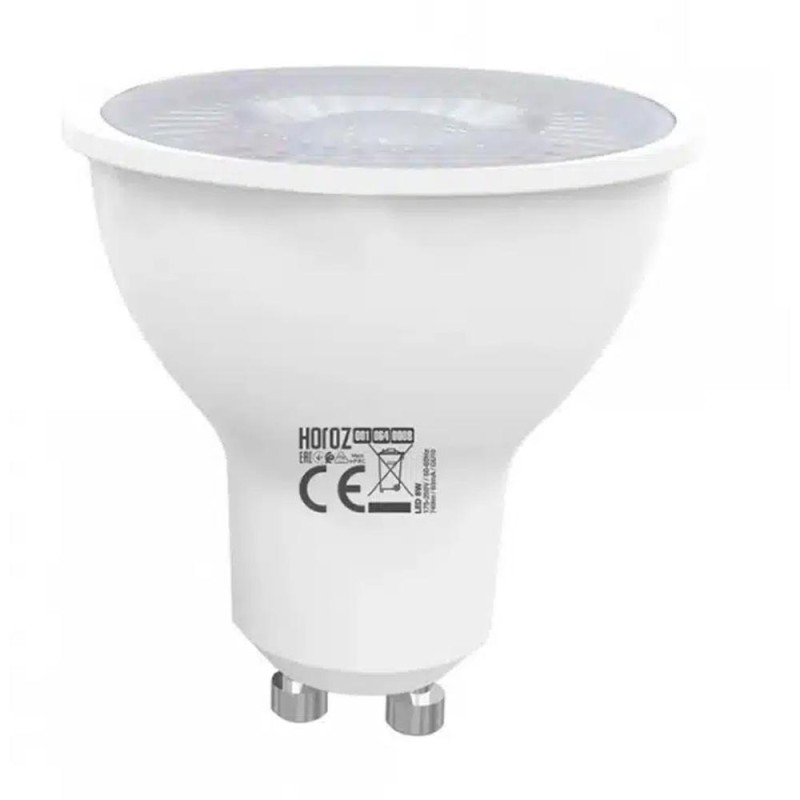 Bec LED cu Lupa Horoz, Convex 8w, 4200 K, 740 lm, 175-250 V