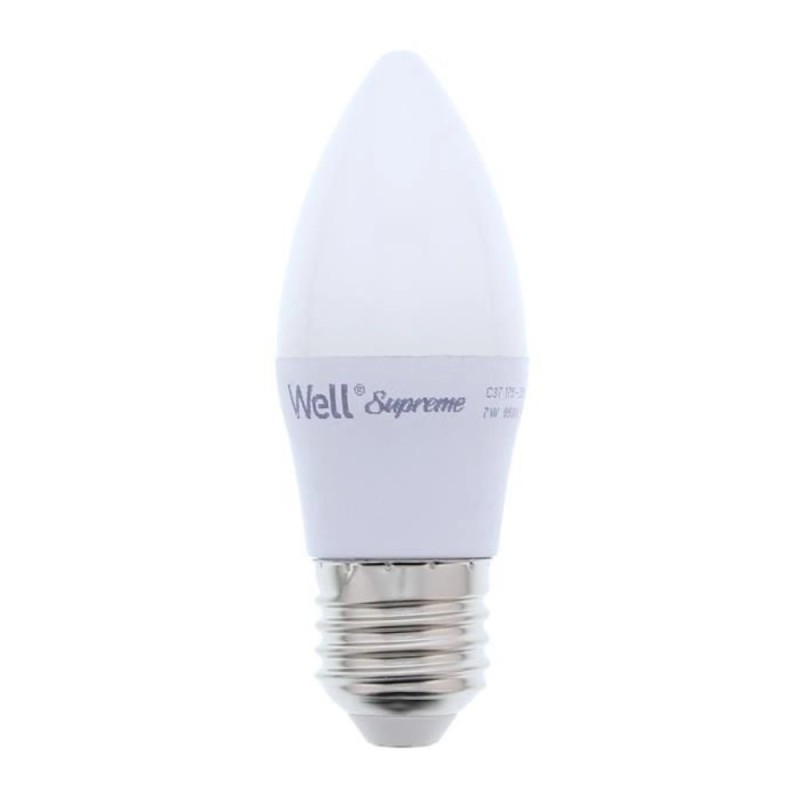 Bec LED Lumanare E27 7W 230V, Lumina Rece, Supreme Well