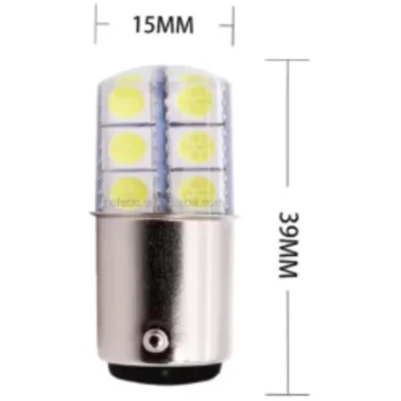 Bec LED Off Road: 5050 12 Smd/12V/10W/2.000Lm/Ip67, Rezistent la Apa, Smart Heater