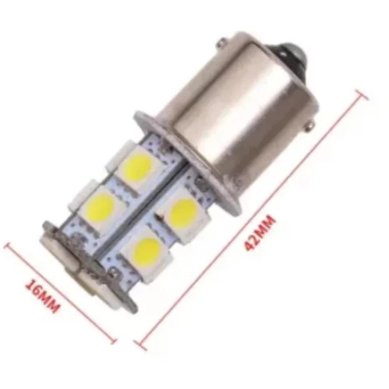 Bec LED Off Road: 5050 13 Smd/12V/10W/2.000Lm/Ip67-Rezistent la Apa, Smart Heater