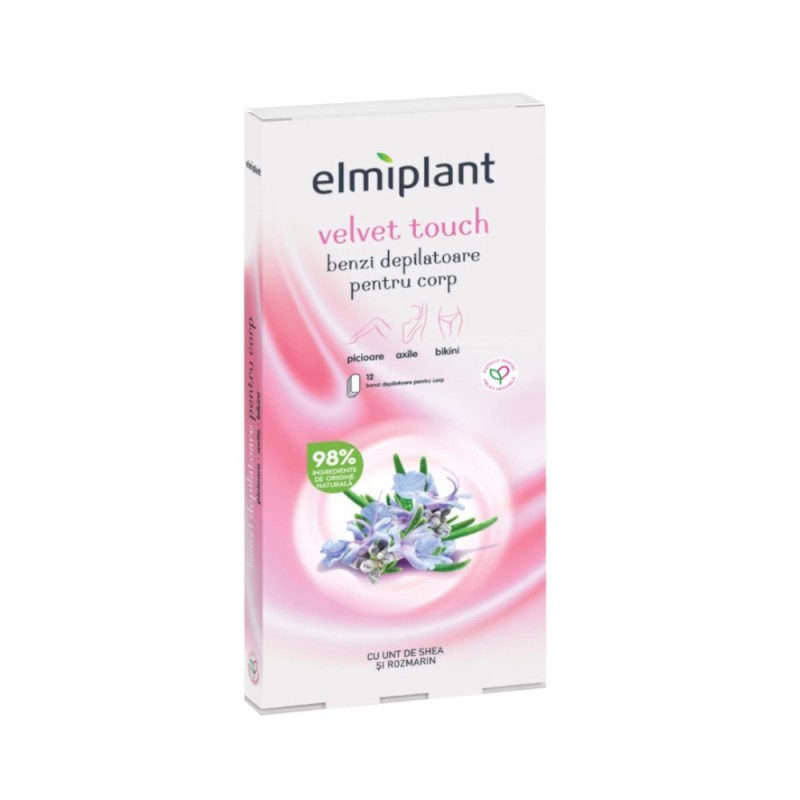 Benzi Depilatoare pentru Corp Elmiplant, 12 Bucati
