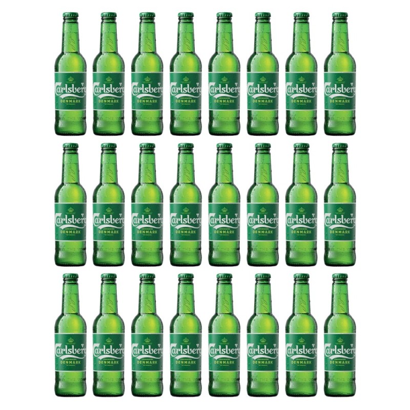 Bere Blonda Carlsberg, Sticla, 24 x 0.33 l