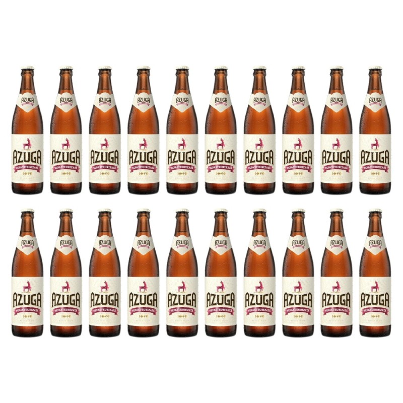 Bere Blonda Nepasteurizata Azuga, Sticla, 20 x 0.5 l