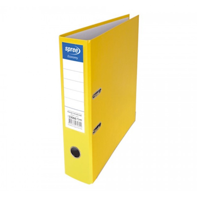 Biblioraft Plastifiat Galben, Spree 7.5 cm