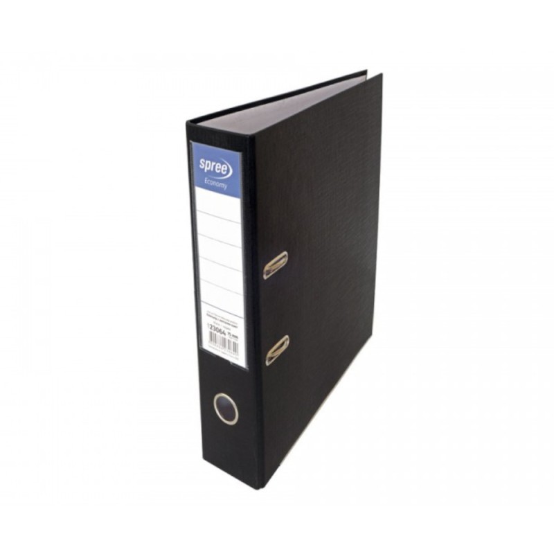 Biblioraft Plastifiat, Spree, 7.5 cm, Negru