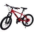 Bicicleta pentru Copii, Rosie, Cadru din Aluminiu, Marime Roti 20 Inch, Tru.Bike