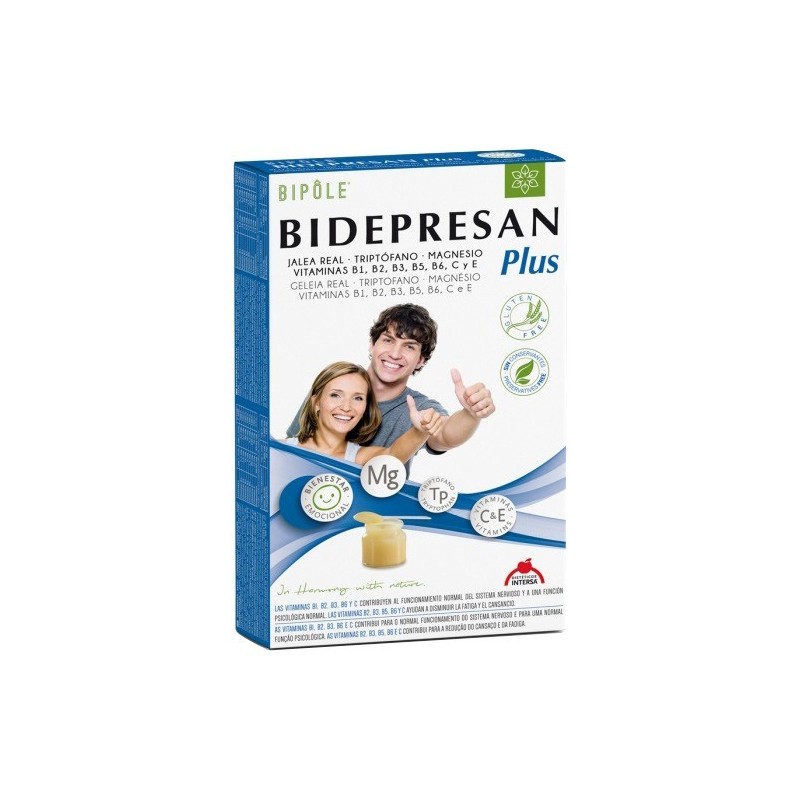 Bidepresan Plus, Supliment Alimentar fara Gluten, 300ml 20x15ml Bipole