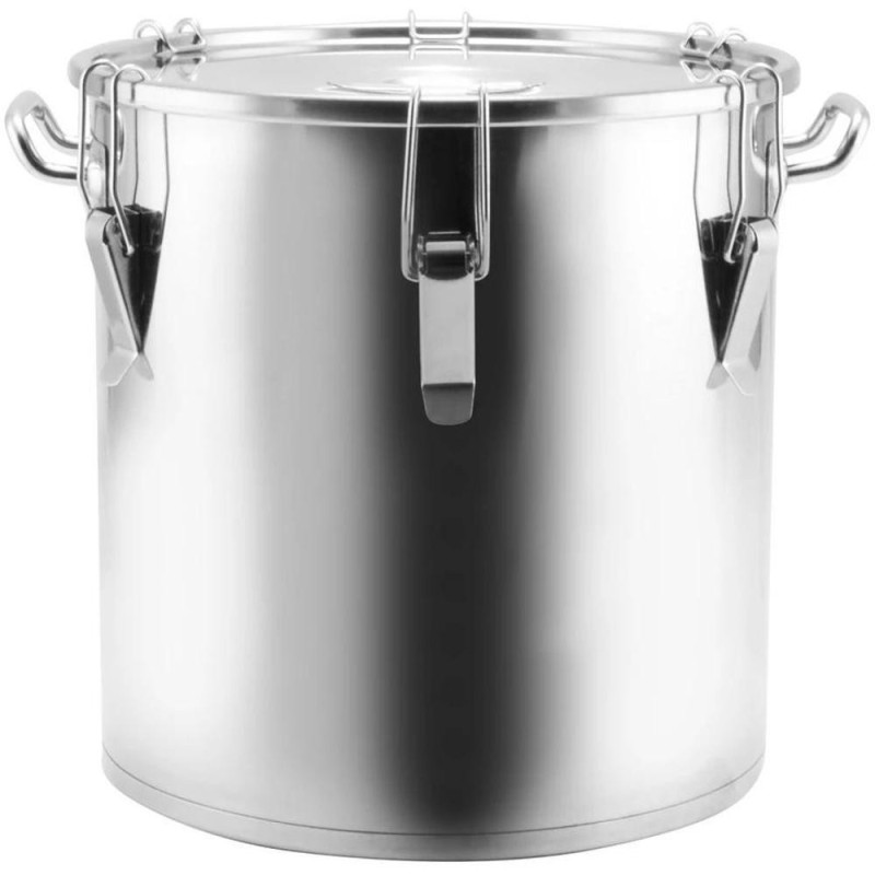 Bidon Alimentar din Inox, 40 l, Argintiu, Perfect Home