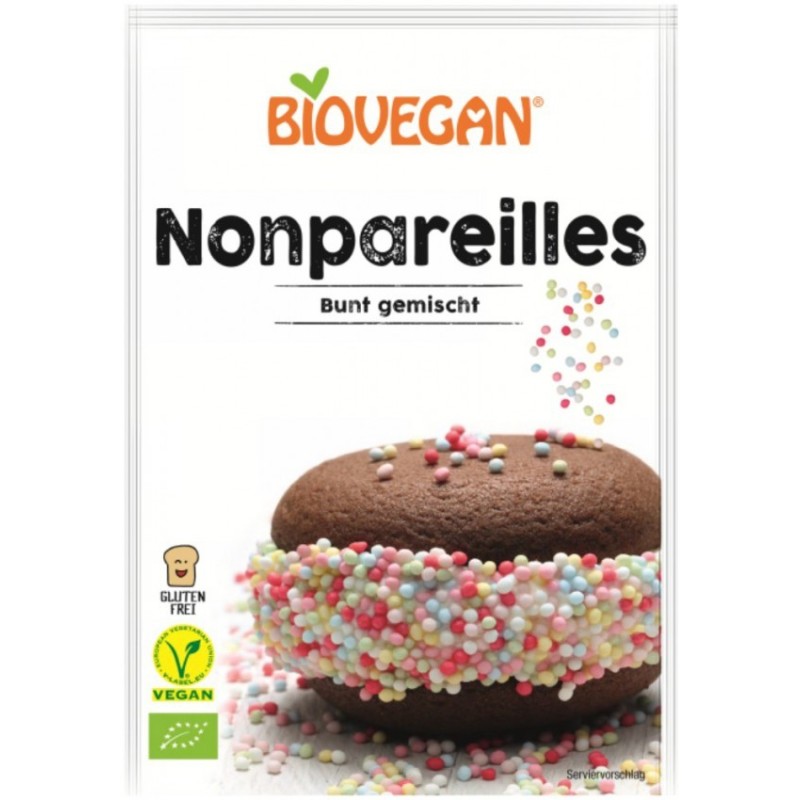 Bilute Decorative Multicolore BIO pentru Prajituri, Biovegan, 35 g