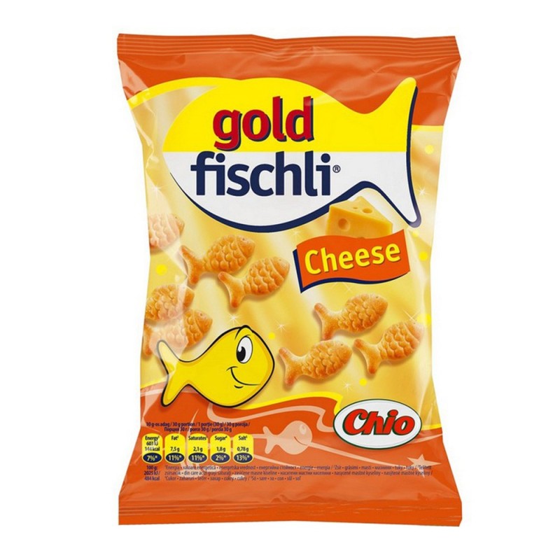 Biscuiti cu Cascaval Chio Gold Fishli, 100 g