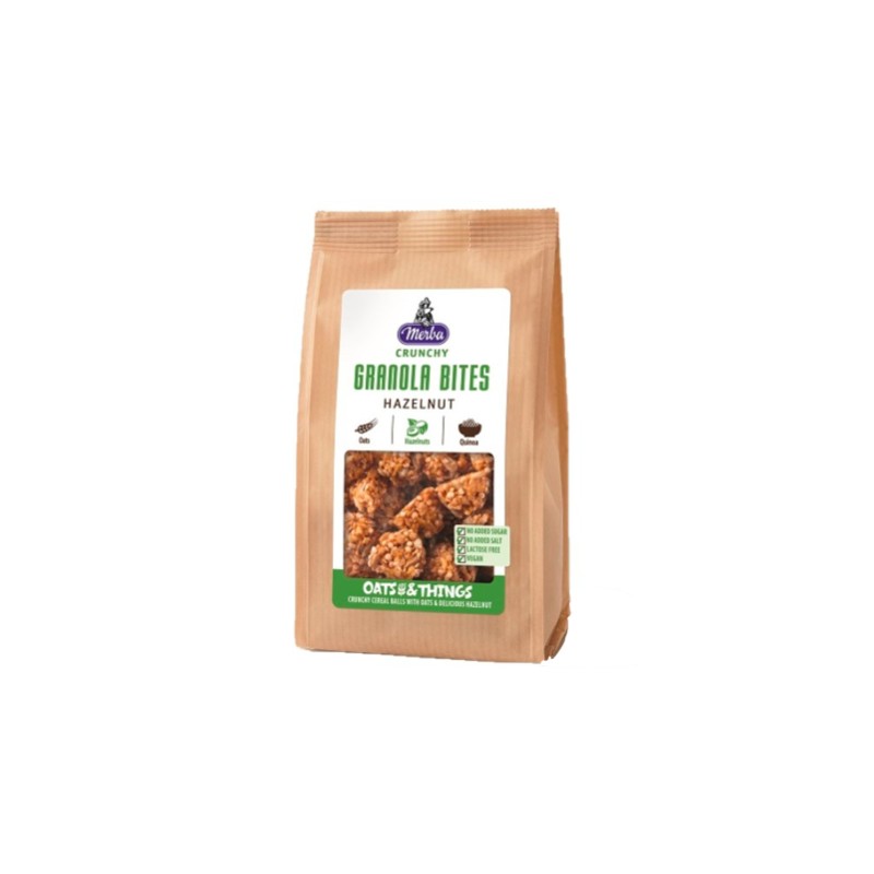 Biscuiti cu Cereale si Alune, Merba, 125 g